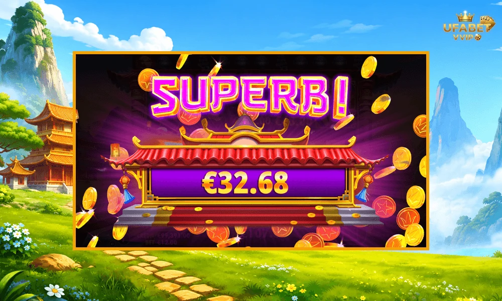 ภาพตัวอย่าง--Superb--ในเกม--Lotus-Treasure-Oranje-Jackpot-Pragmatic-Play
