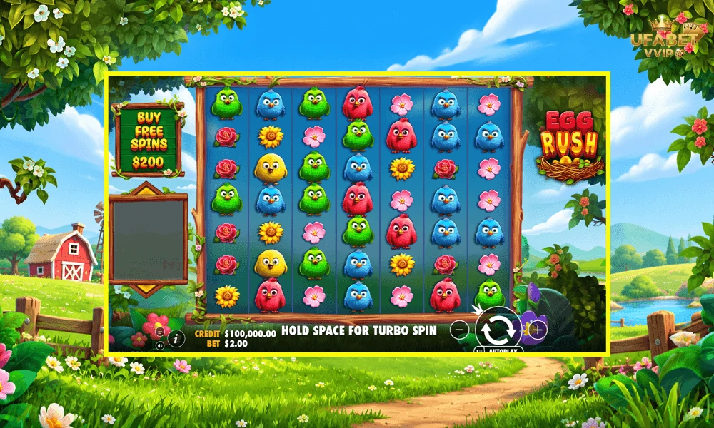 ภาพตัวอย่างในเกม-Egg-Rush-Jackpot-Play