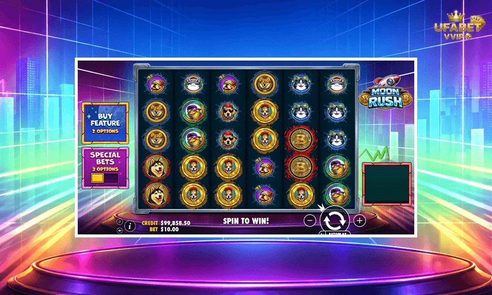ภาพตัวอย่างในเกม-Moon-Rush-Pragmatic-Play